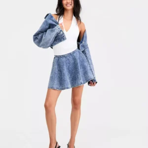 Women's Cotton Denim Skirt, Macy's Exclusive