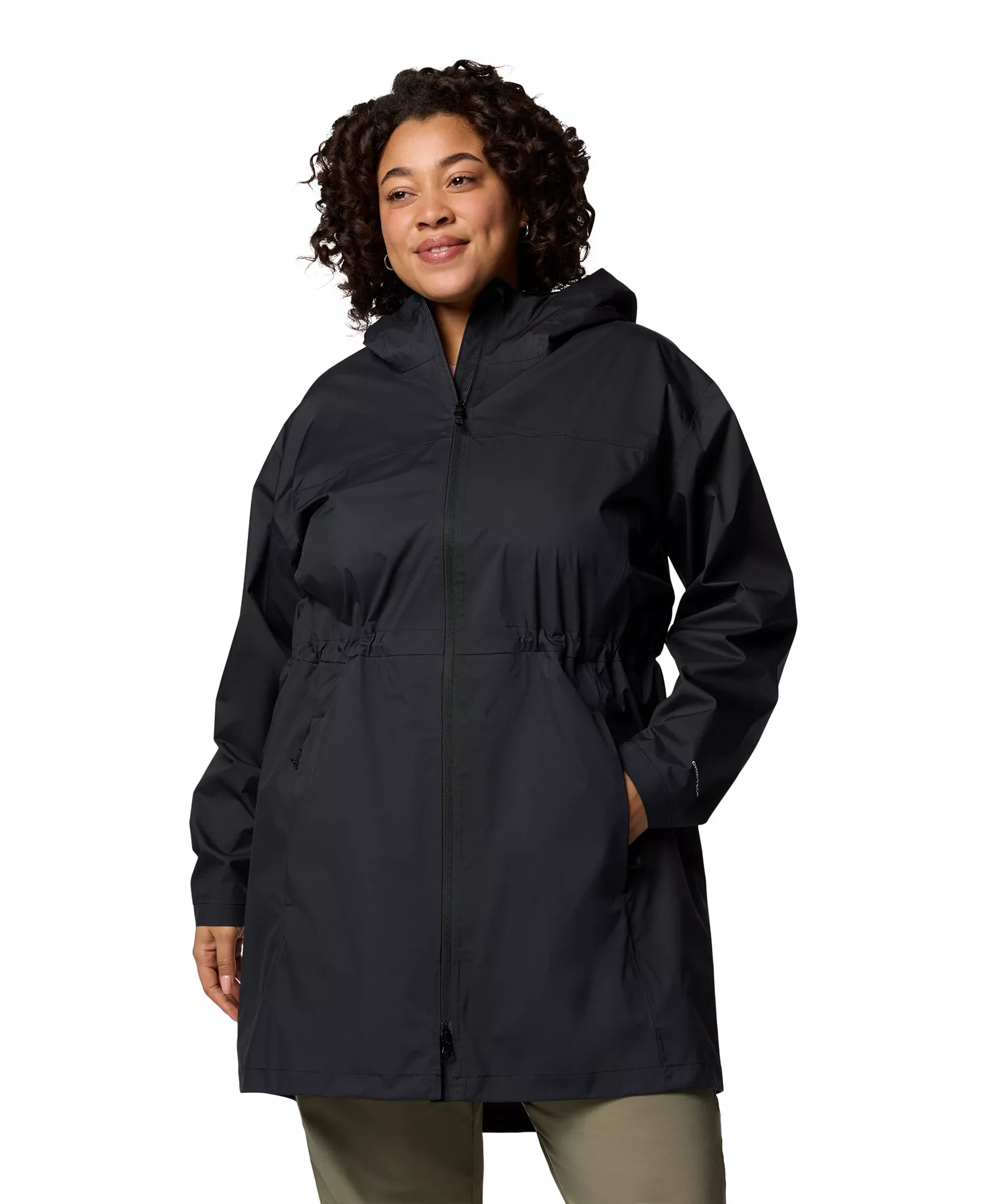 mni-fc28531df7581063a21b5da2fcfed356 Plus Size Weekend Adventure II Long Shell Jacket