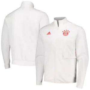 Men's White Bayern Munich 2023/24 Anthem Full-Zip Jacket