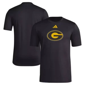 Men's Black Grambling Tigers Primary Locker Logo Pre-Game AEROREADY T-Shirt