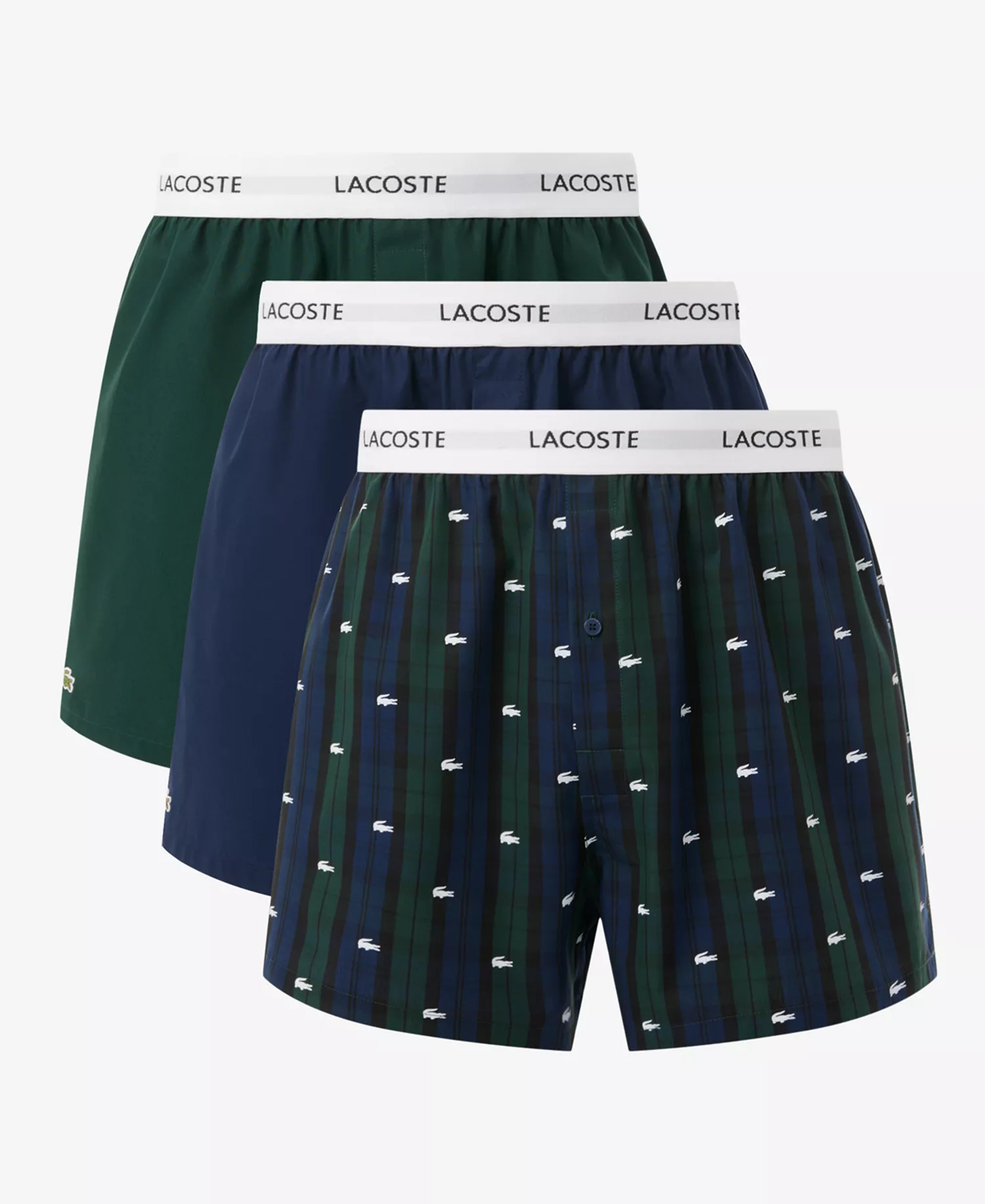 mni-ffacbcb0a632d5c1b839896417a83cb9 Men's 3-Pack Regular-Fit Woven Boxer Set