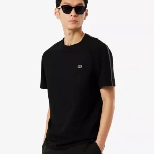 Men's Crewneck Branded Stripe Band T-Shirt