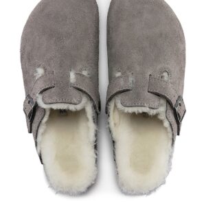 boston shearling clogs