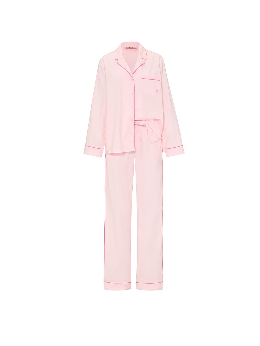 heritage cotton long pajama set heritage cotton long pajama set