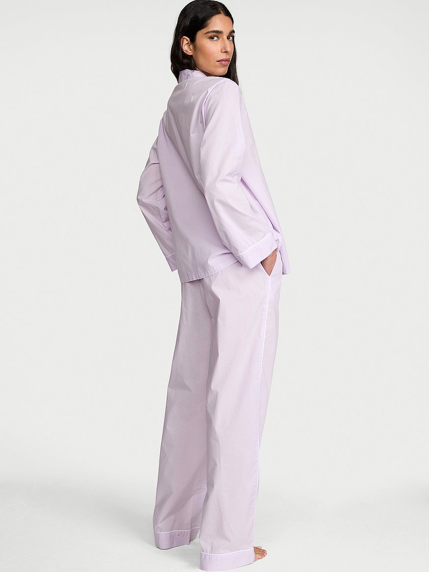 heritage cotton long pajama set heritage cotton long pajama set