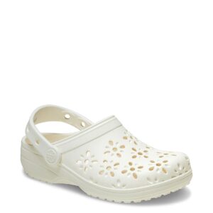 classic floral cut out clog