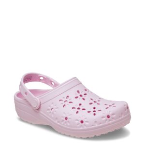 classic floral cut out clog