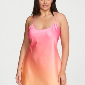signature satin mini slip