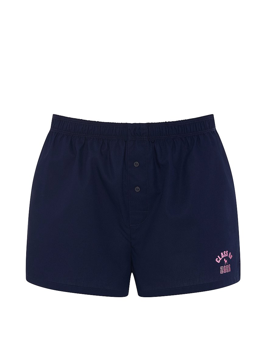 cotton boxy pajama shorts cotton boxy pajama shorts