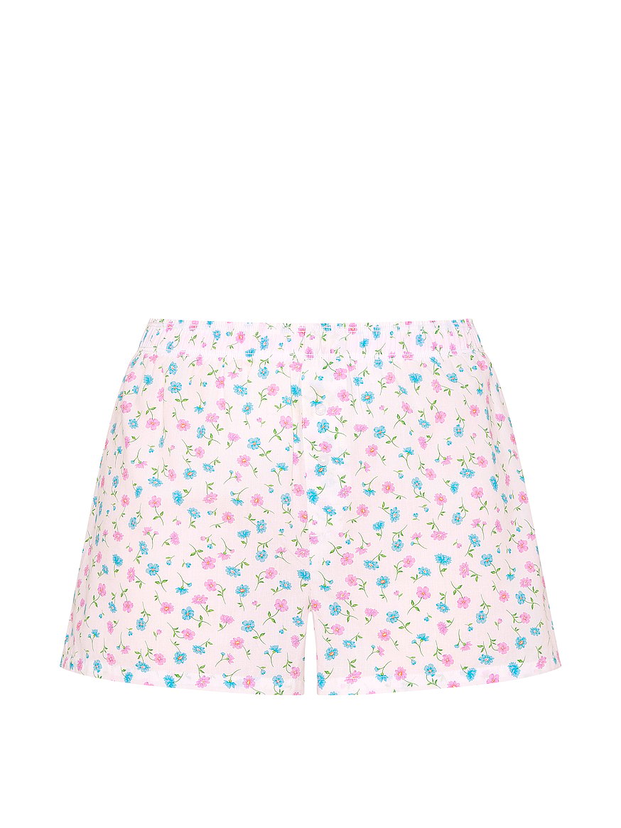 cotton boxy pajama shorts cotton boxy pajama shorts