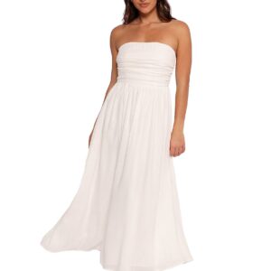 kayt strapless dress