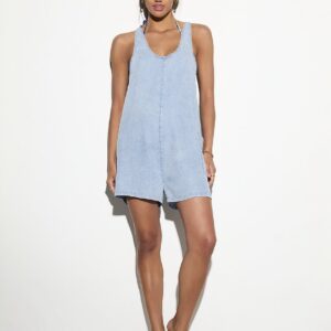 hacienda chambray romper