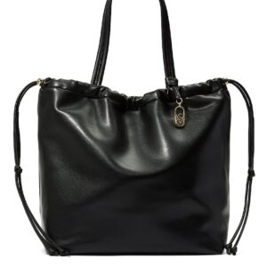 luxe cinched carryall tote