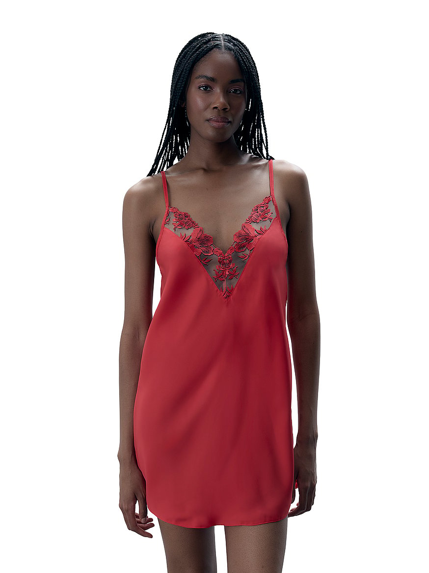 lavanya luxury satin short chemise lavanya luxury satin short chemise