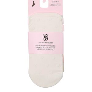 2 pack sheer crew socks