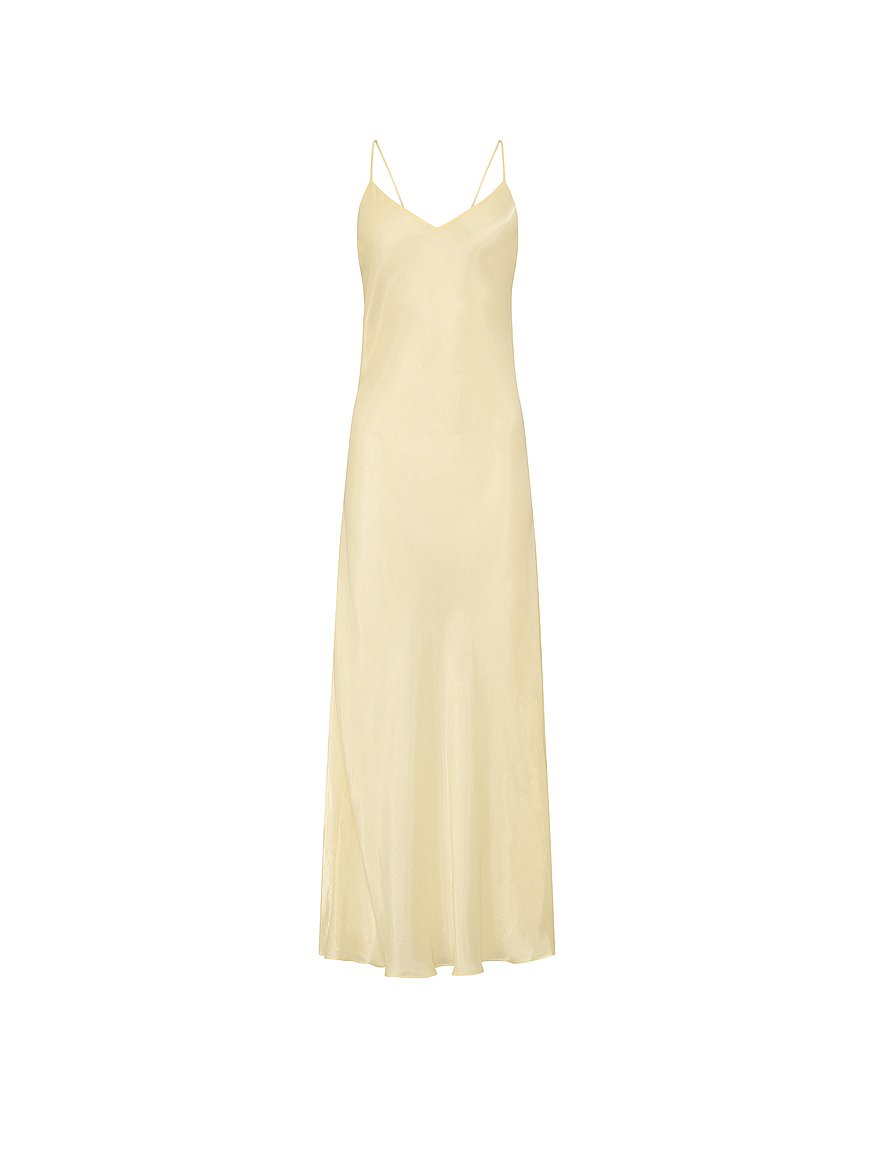 luxe sheer satin long slip dress luxe sheer satin long slip dress