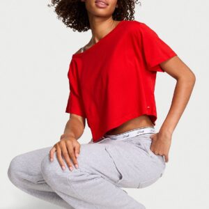 slouchy cropped sleepshirt
