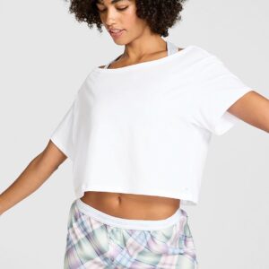slouchy cropped sleepshirt