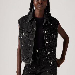 levi's® shrunken '90s trucker vest