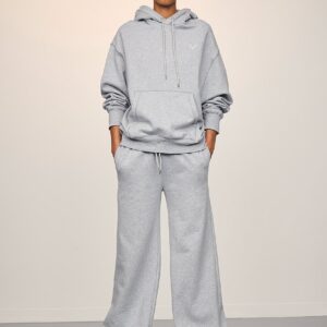 iconic fleece wide leg sweatpant