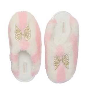luxe plush closed toe slippers