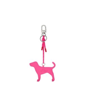 corded dog keychain charm