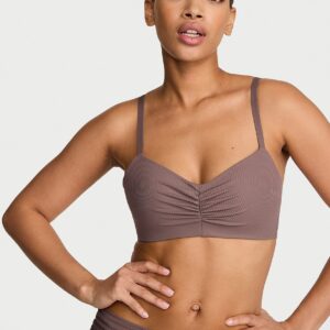 vsx elevate™ rib ruched sports bra