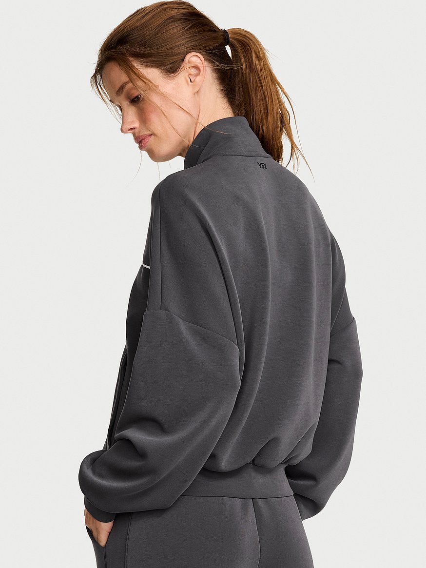 featherweight knit full zip track jacket featherweight knit full zip track jacket
