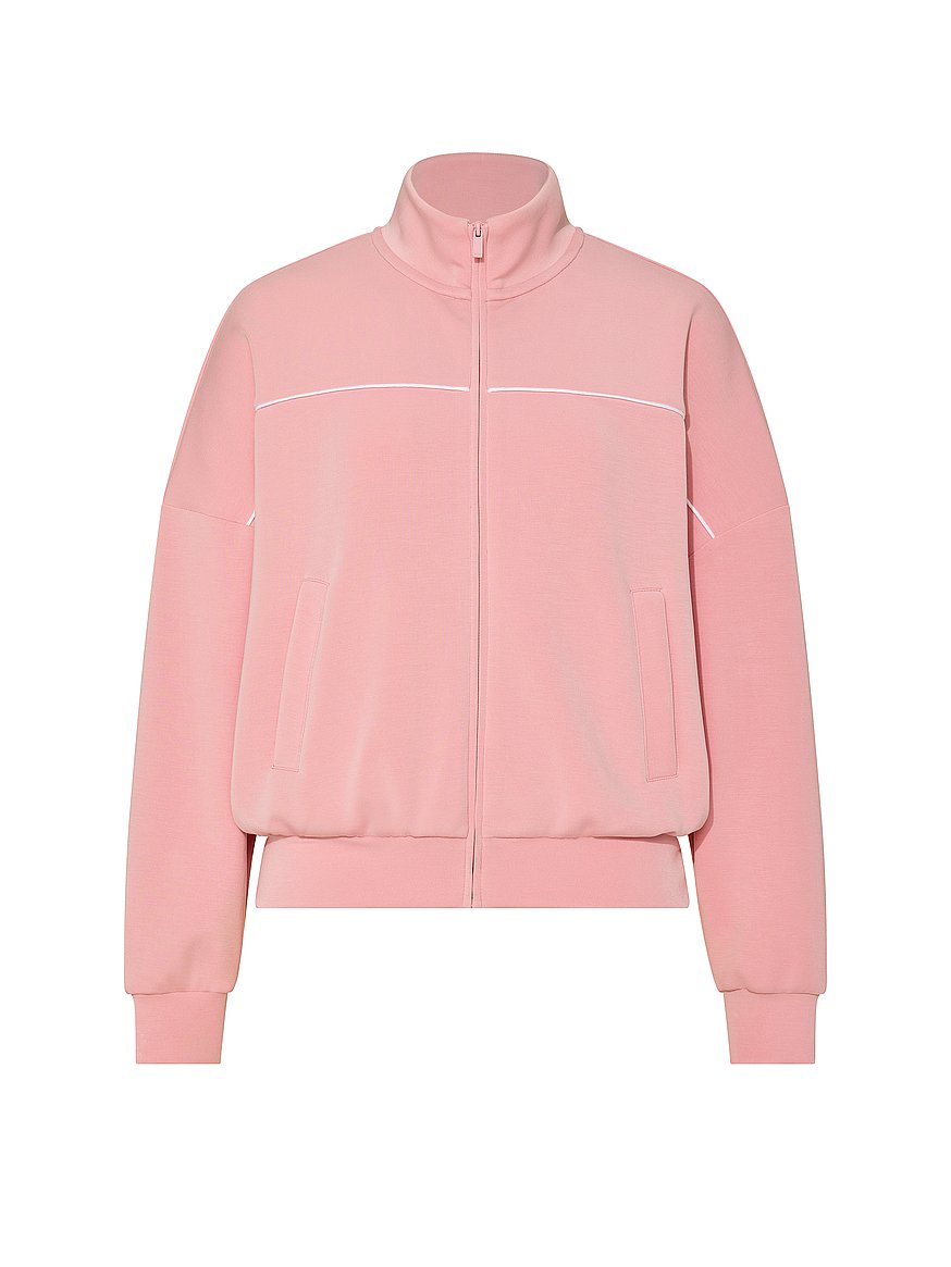 featherweight knit full zip track jacket featherweight knit full zip track jacket