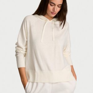 luxe knit hoodie