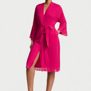sosoft™ modal lace trim robe