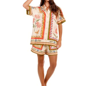 watts printed shorts