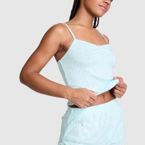 pointelle bow boxer shorts