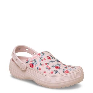 classic crafted floral clog