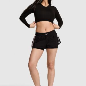 lightweight woven run shorts