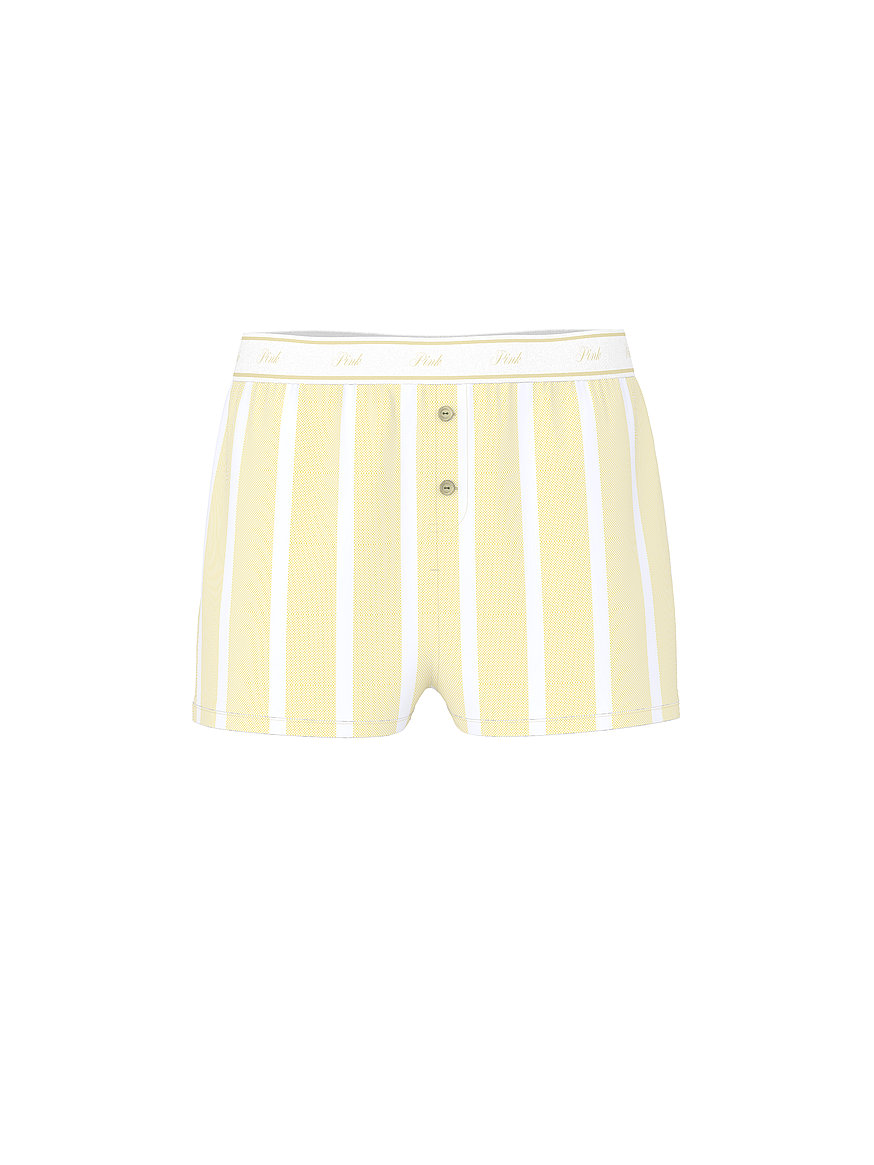 cotton boxy pajama shorts cotton boxy pajama shorts