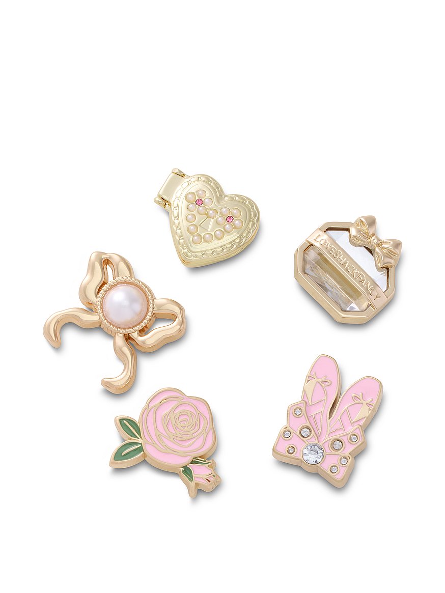 loveshackfancy 5 pack jibbitz™ charms loveshackfancy 5 pack jibbitz™ charms