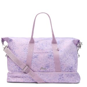 satin nylon travel duﬄe bag