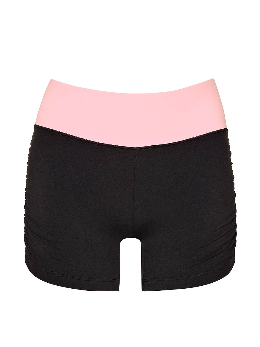 pink relay™ ruched bun shorts pink relay™ ruched bun shorts