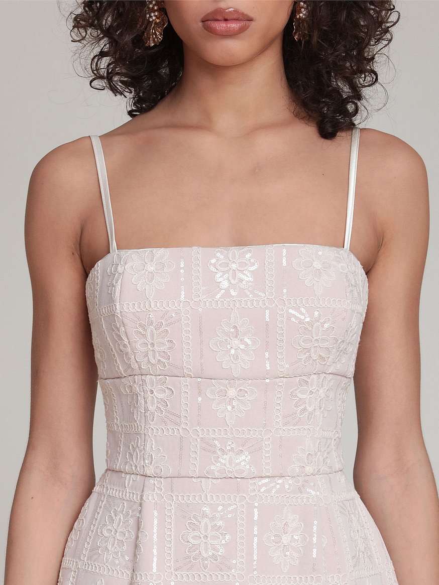 sequin embroidered chiffon mini dress sequin embroidered chiffon mini dress
