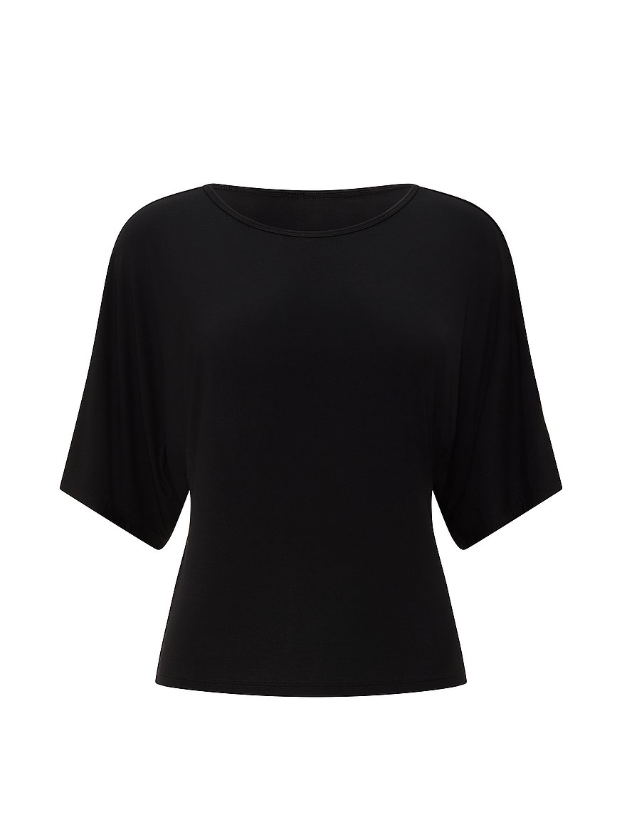 vsx drapey knit side ruched tee vsx drapey knit side ruched tee