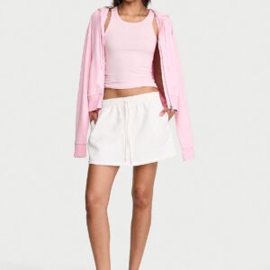 off duty terry mini skirt