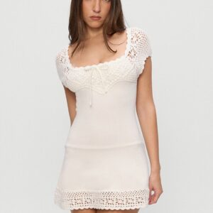 lover cloud knit mini dress