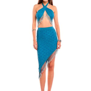 sally skirt blue jade