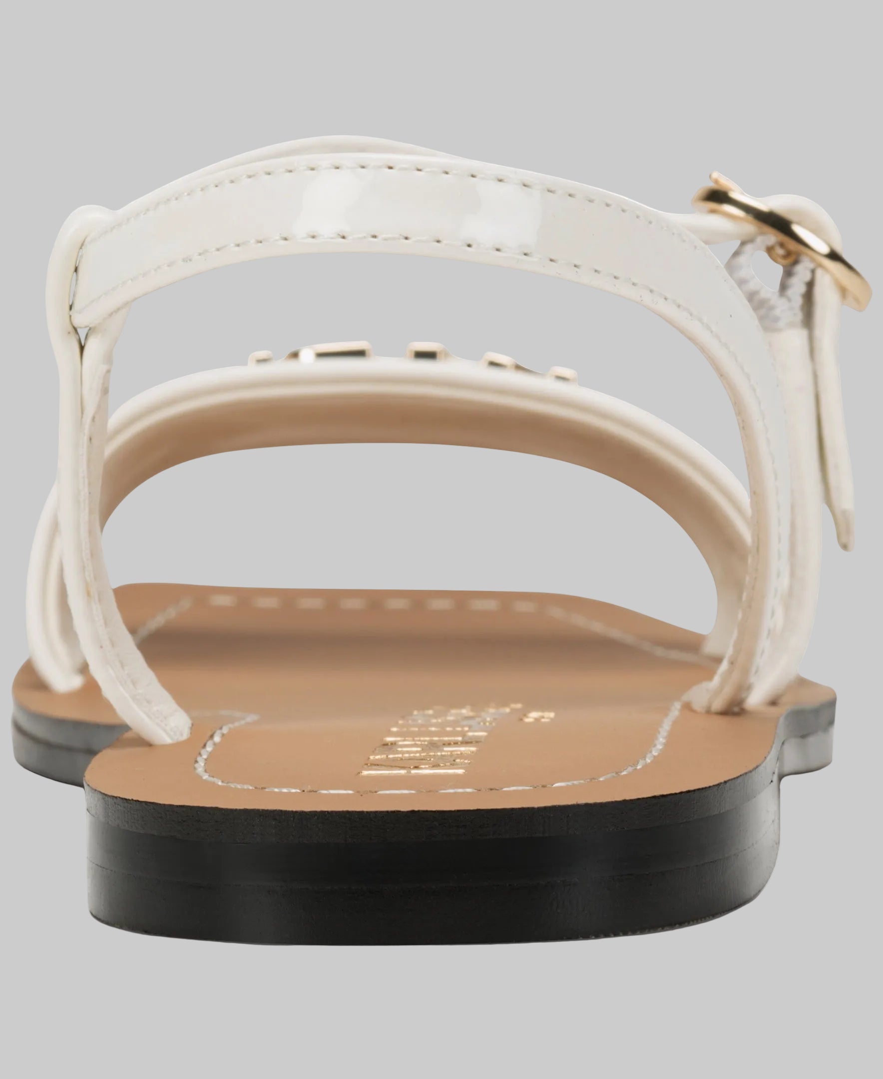 miram flatstrappy kl167746 cream backview miram flatstrappy kl167746 cream backview