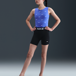nike gymnastics Купальник nike с повторяющимся логотипом swoosh