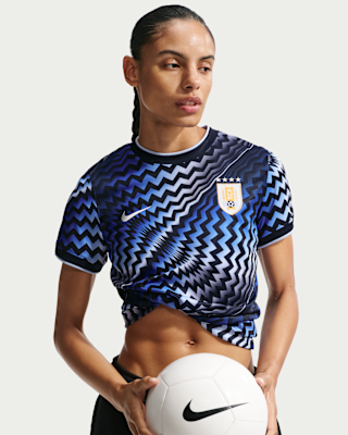 uruguay Женская предматчевая футболка с короткими рукавами nike dri fit soccer uruguay Женская предматчевая футболка с короткими рукавами nike dri fit soccer