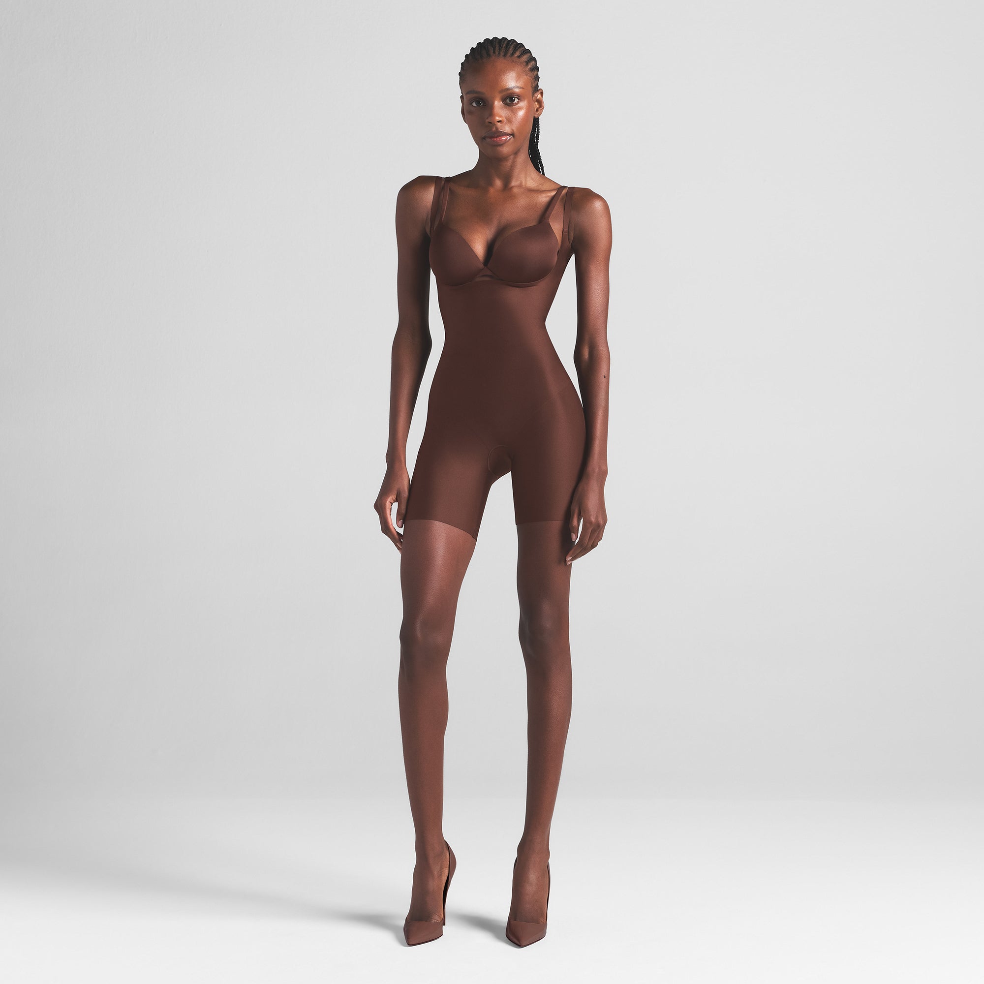 skims body core sculpt open bust mid thigh bodysuit skims body core sculpt open bust mid thigh bodysuit