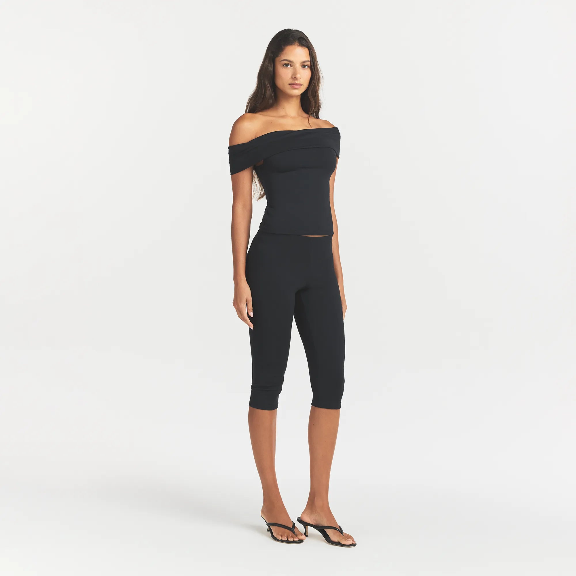 smooth layers high waisted capri smooth layers high waisted capri