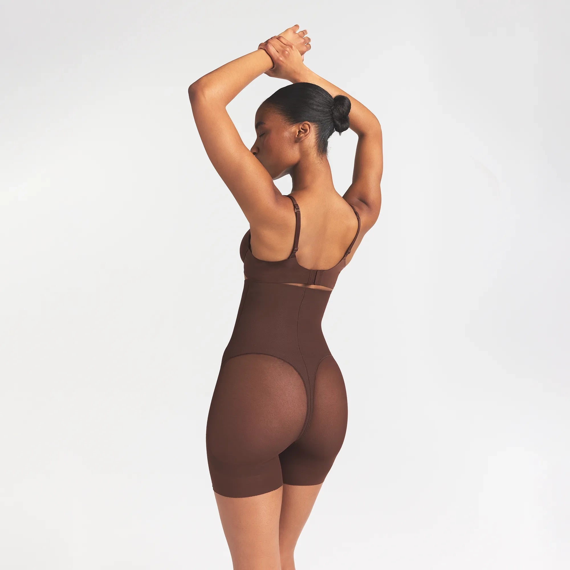 power mesh shapewear core sculpt high waisted mid thigh short power mesh shapewear core sculpt high waisted mid thigh short